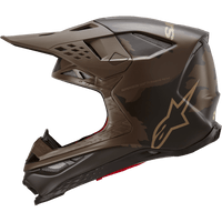 ALPINESTARS Supertech M10 Helmet Squad MIPS® Dark Brown/Gold Small