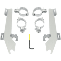 MEMPHIS SHADES Batwing Trigger Lock Mounting Kit M50 Polished MEK1990