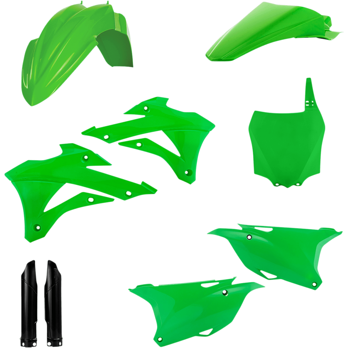 ACERBIS Full Replacement Body Kit OEM Green/Black 2374117118