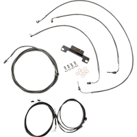 LA CHOPPERS Cable Kit Stock Handlebars ABS Stainless LA8056KT308