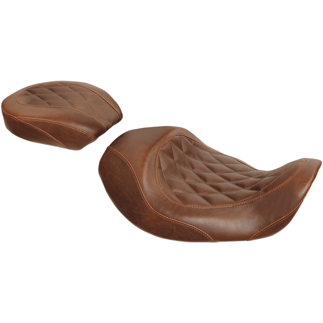 MUSTANG Wide Tripper Forward Solo Seat Brown Diamond 76711