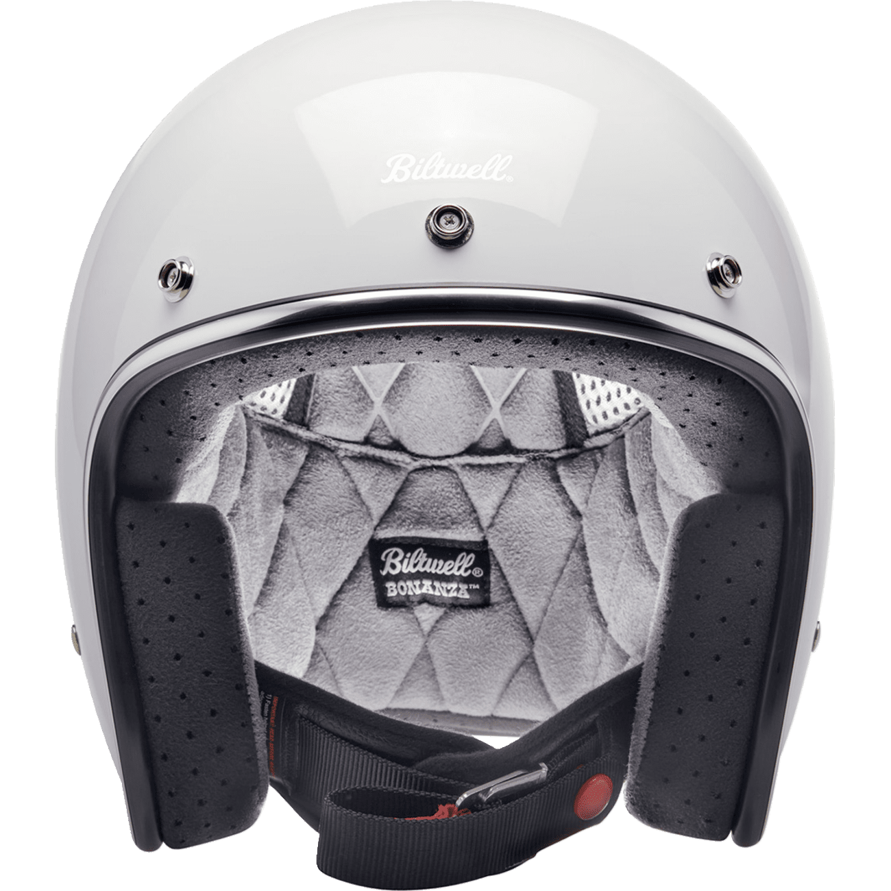 BILTWELL Bonanza Helmet Gloss White Large 1001164204