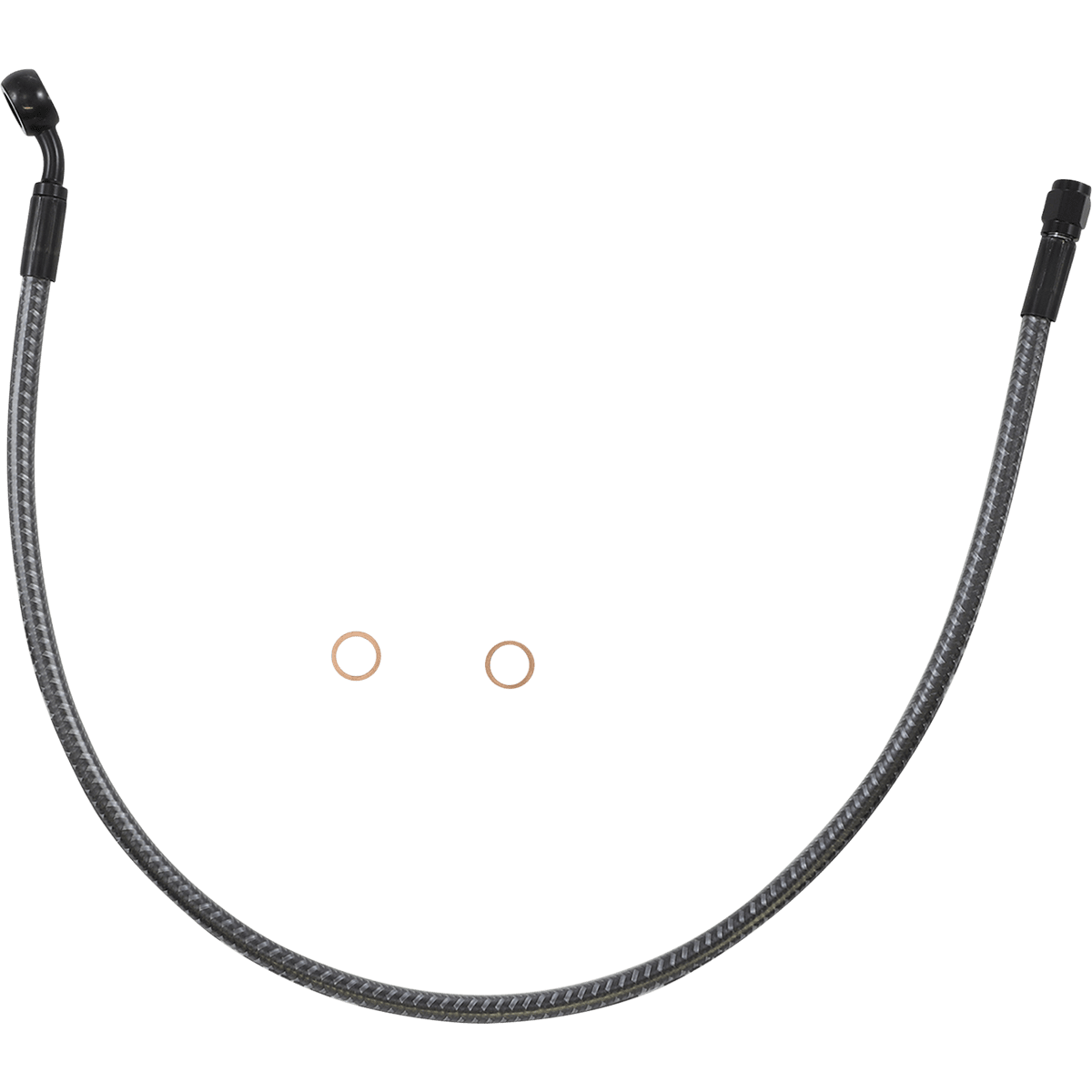 MAGNUM SHIELDING Brake Line Front 10 mm 35° 24" KARBONFIBR AS77124