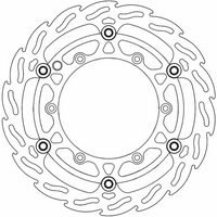 MOTO-MASTER Brake Rotor Front Flame