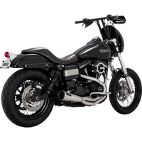 VANCE & HINES 2-into-1 Upsweep Exhaust System Brushed 27635