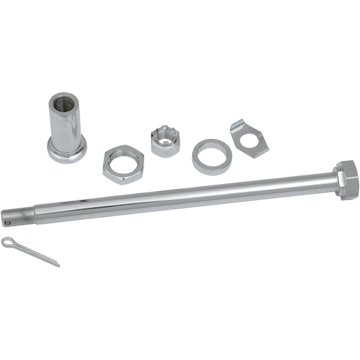 DRAG SPECIALTIES Axle Kit Rear Chrome '67-'72 BT