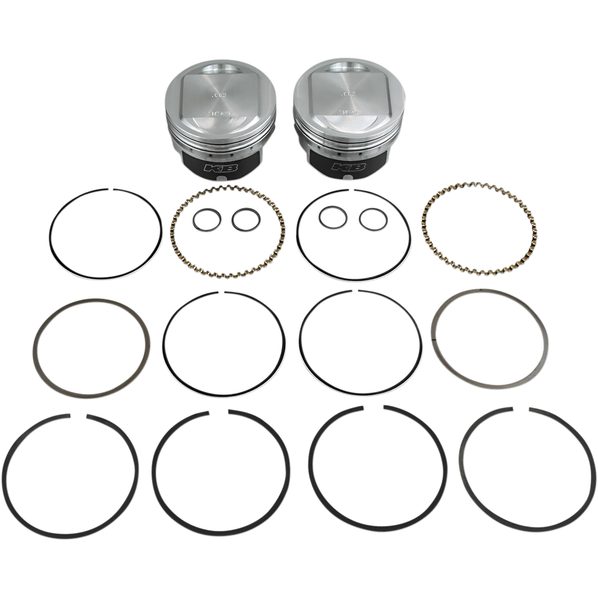 KB PERFORMANCE Piston Kit Twin Cam