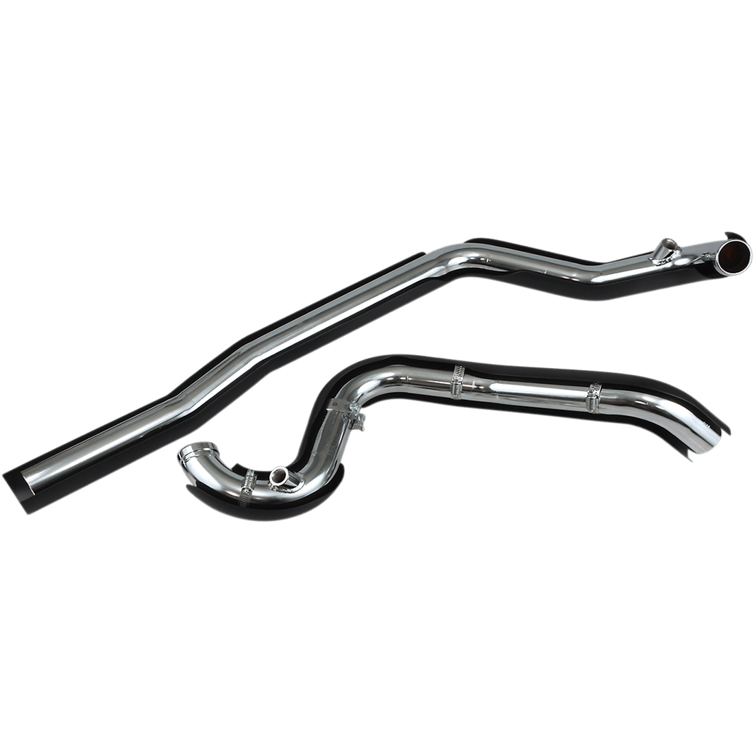 COBRA True Dual Headpipes Black '07-'08 FL 6251RB