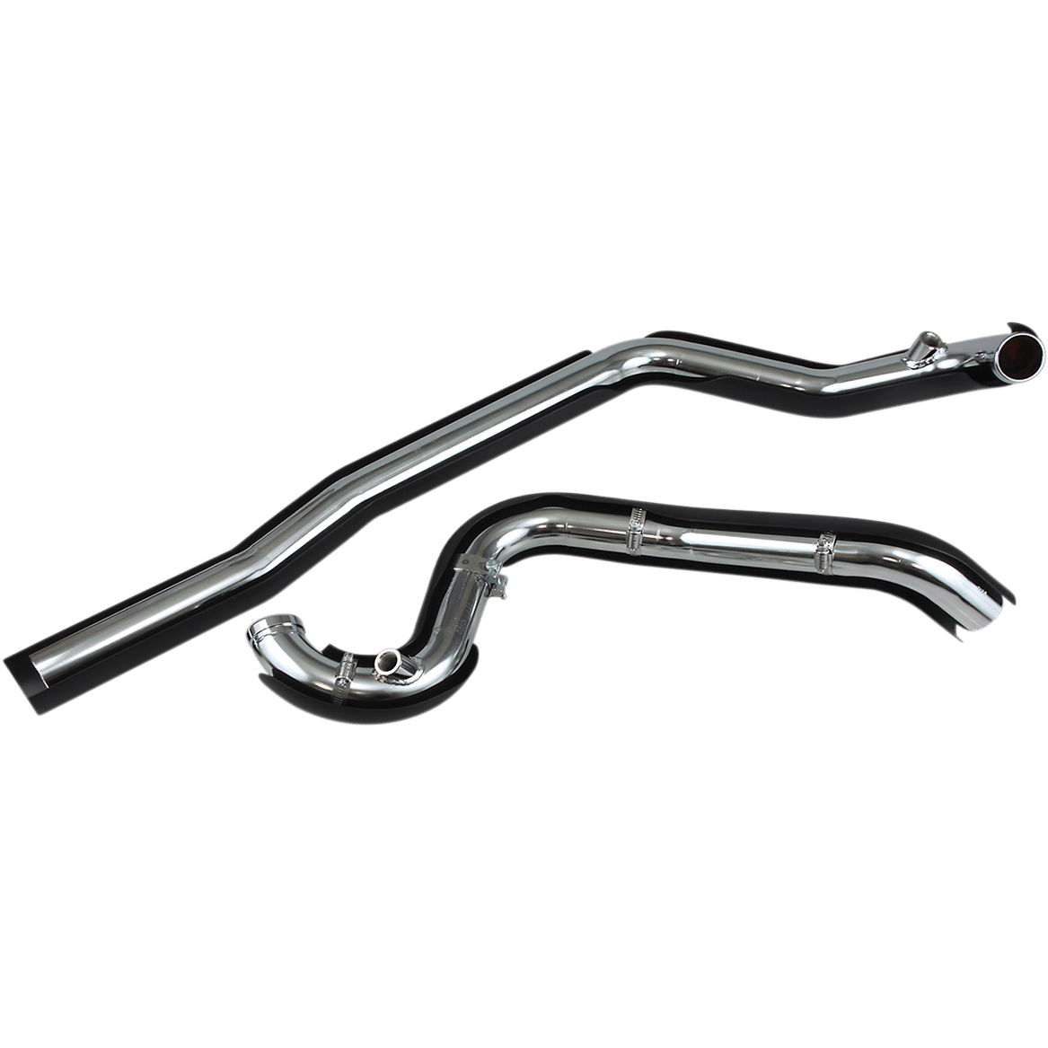 COBRA True Dual Headpipes Black '07-'08 FL 6251RB