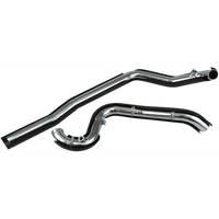 COBRA True Dual Headpipes Black '07-'08 FL 6251RB