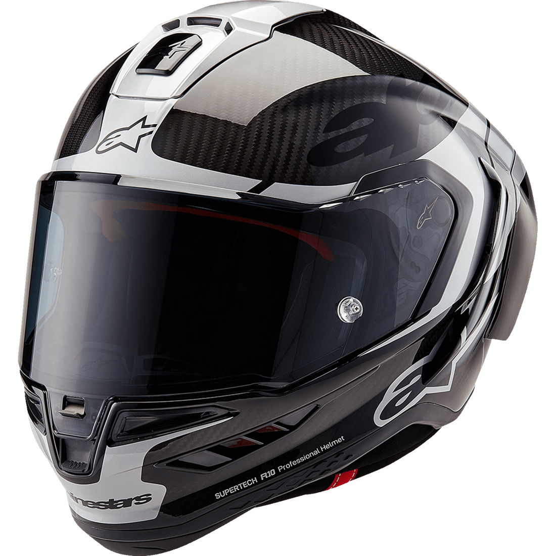 ALPINESTARS Supertech R10 Helmet Element Carbon/Silver/Black XS 82003241368XS