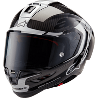 ALPINESTARS Supertech R10 Helmet Element Carbon/Silver/Black XS 82003241368XS