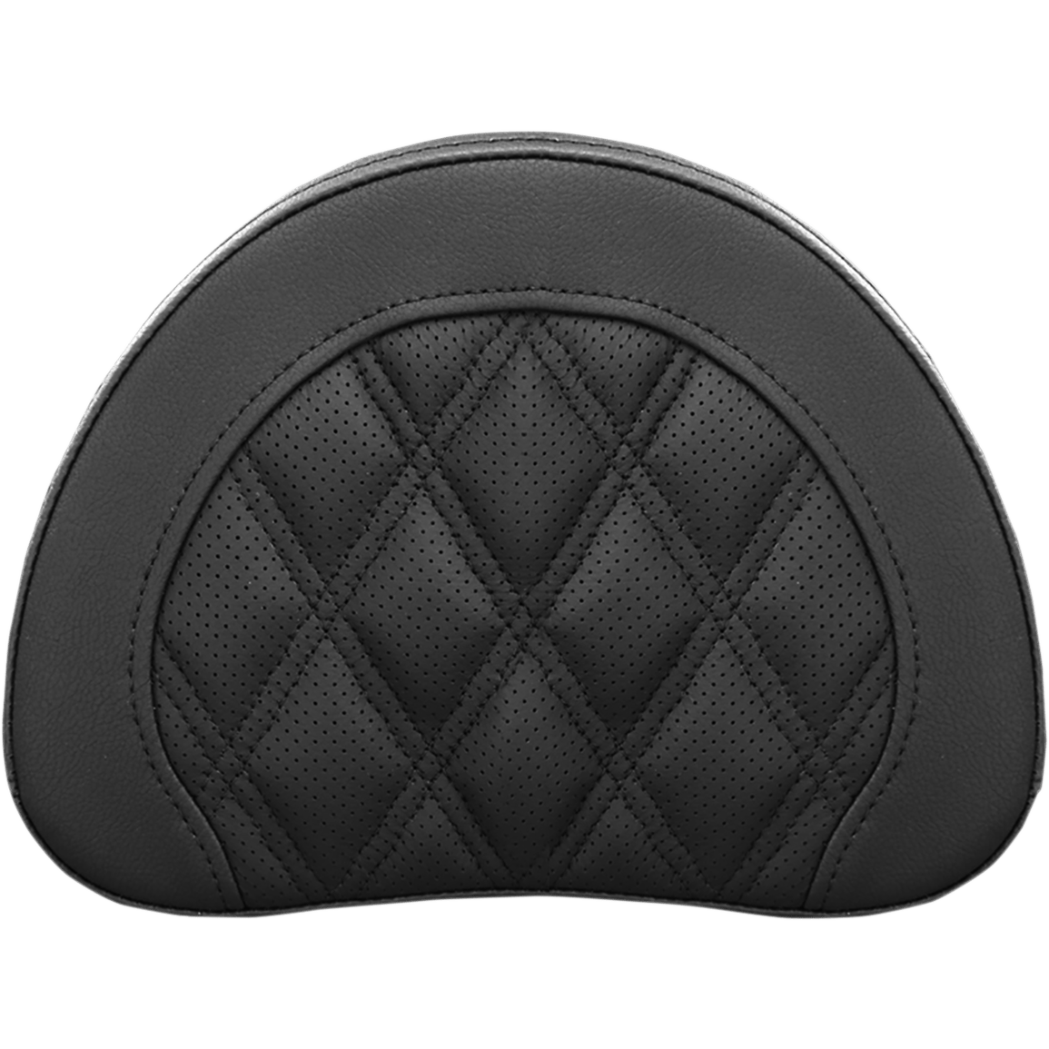 SADDLEMEN Sissy Bar Pad Lattice Stitched Black 051344