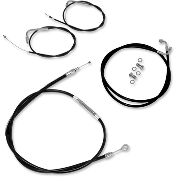 BARON Cable Kit 12" 14" Handlebars Bolt Black BA8050KT12B