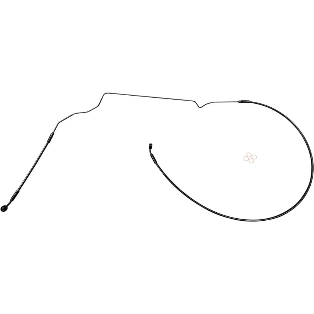 MAGNUM SHIELDING Brake Line Upper Black Indian SBB141937