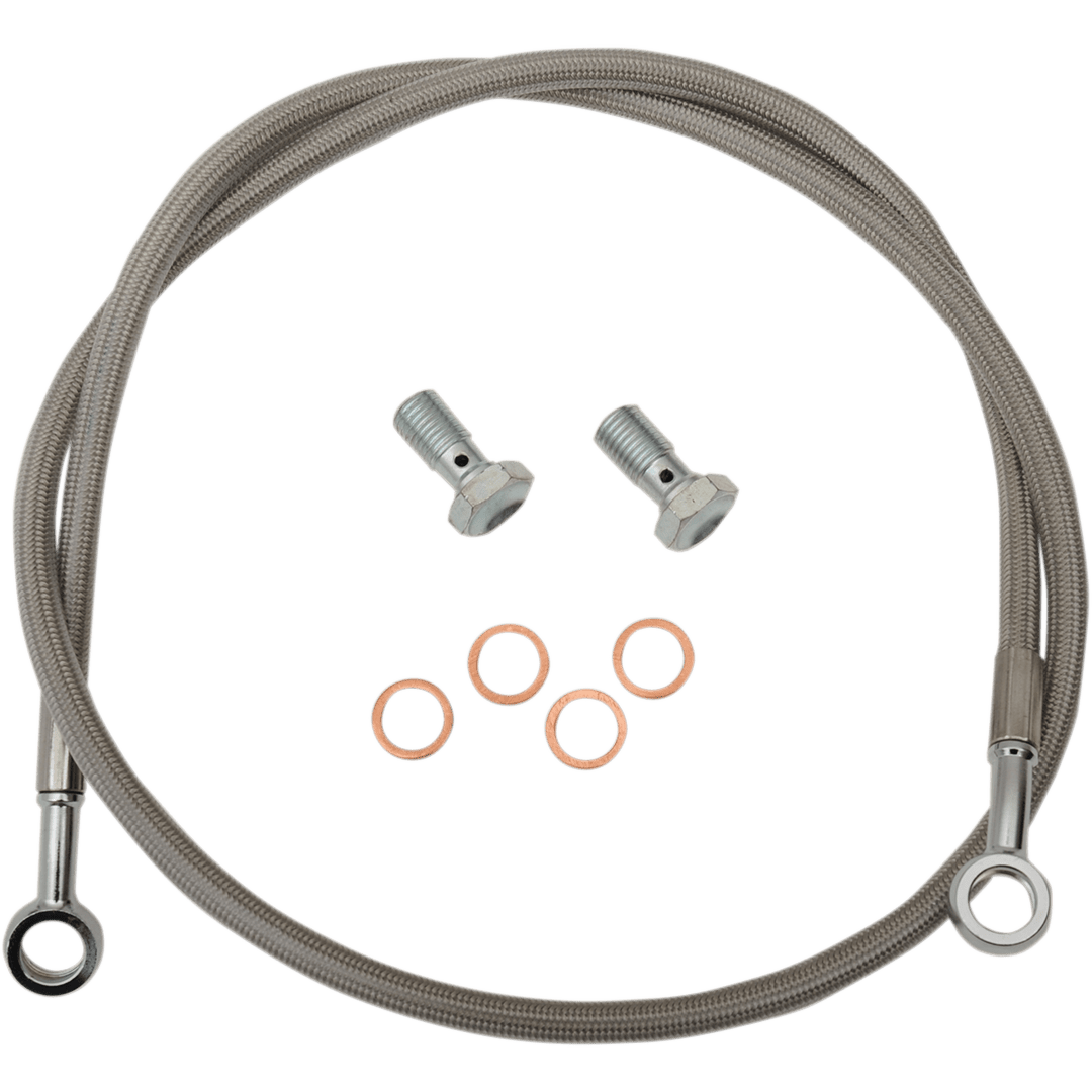 PARTS UNLIMITED +6" Brake Line 37" Polaris/Yamaha