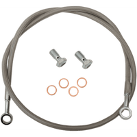 PARTS UNLIMITED +6" Brake Line 37" Polaris/Yamaha