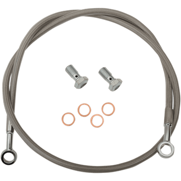 PARTS UNLIMITED +6" Brake Line 37" Polaris/Yamaha