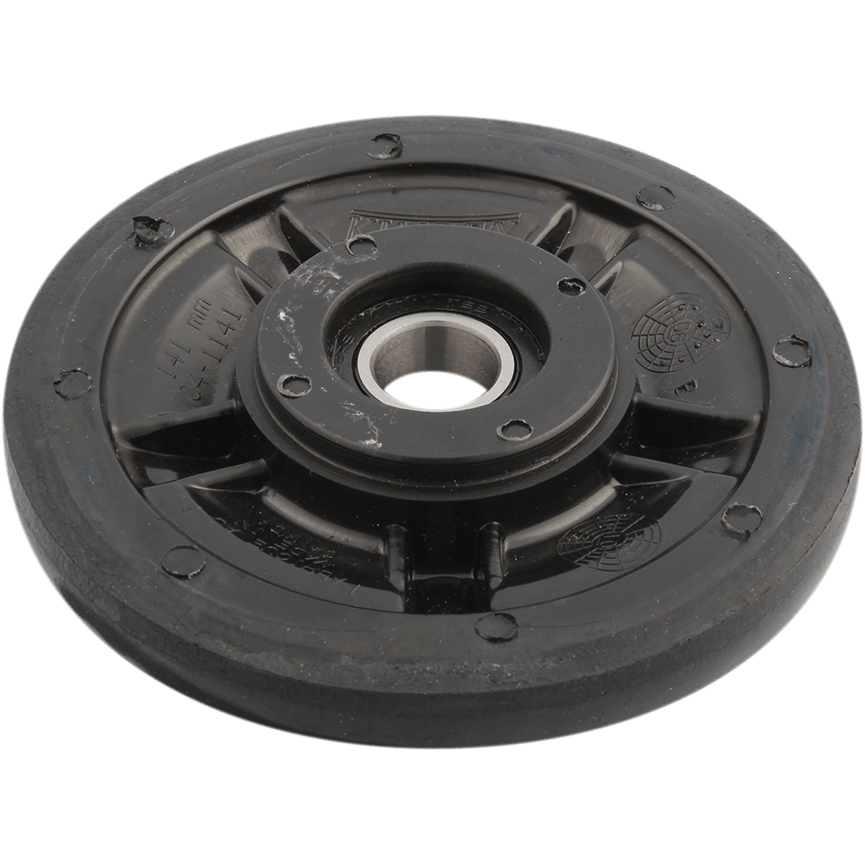 KIMPEX Idler Wheel with Bearing 6004-2RS Black Group 17 141 mm OD x 20 mm ID