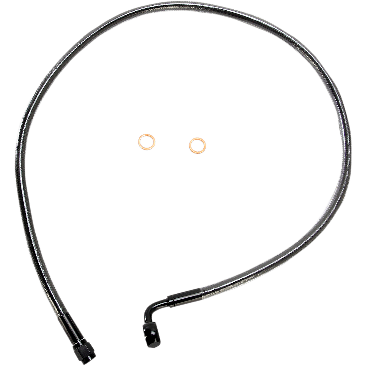 MAGNUM SHIELDING Brake Line 10 mm-90° 32" Black Pearl AS47232