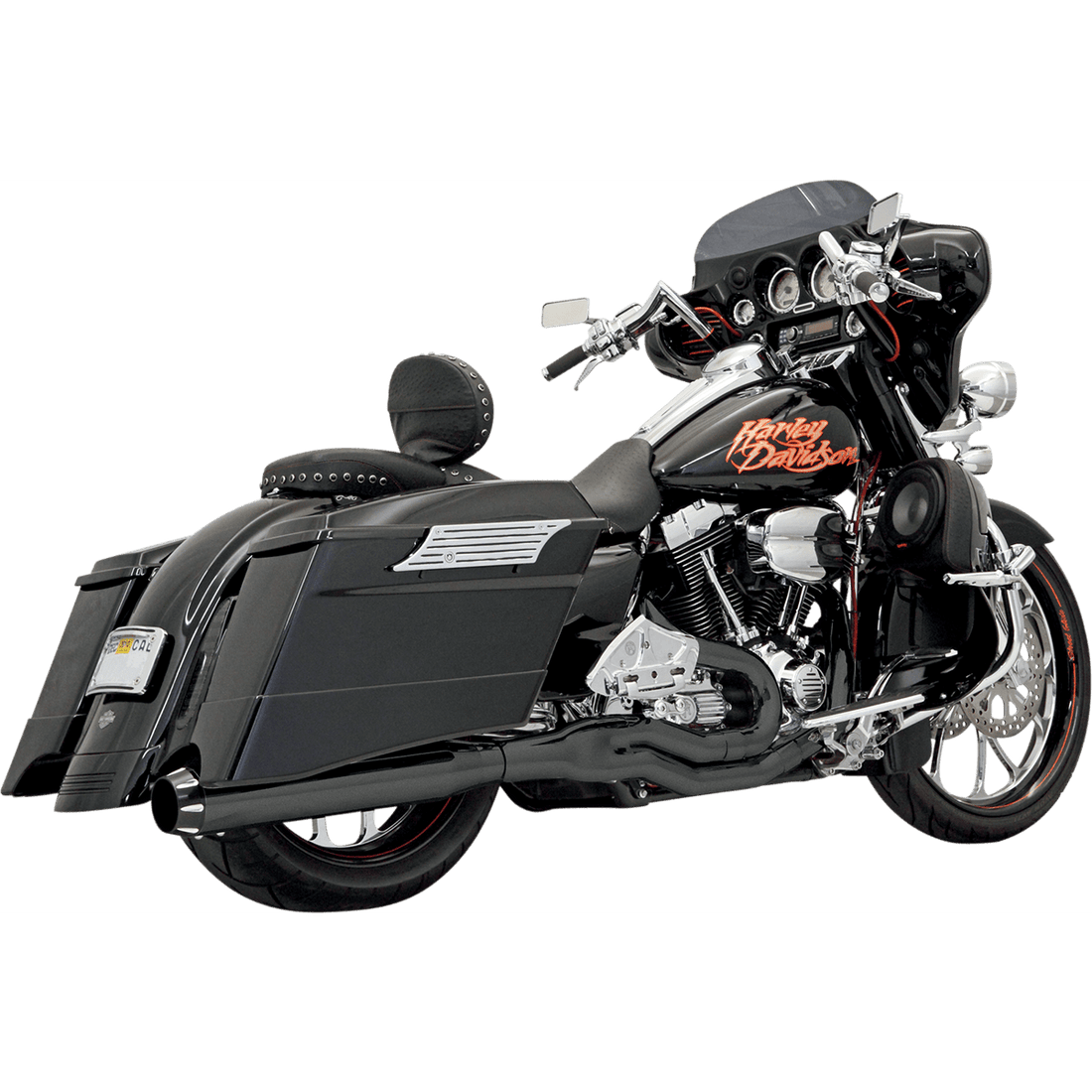 BASSANI XHAUST B1 2:1 Exhaust Black FLH777B