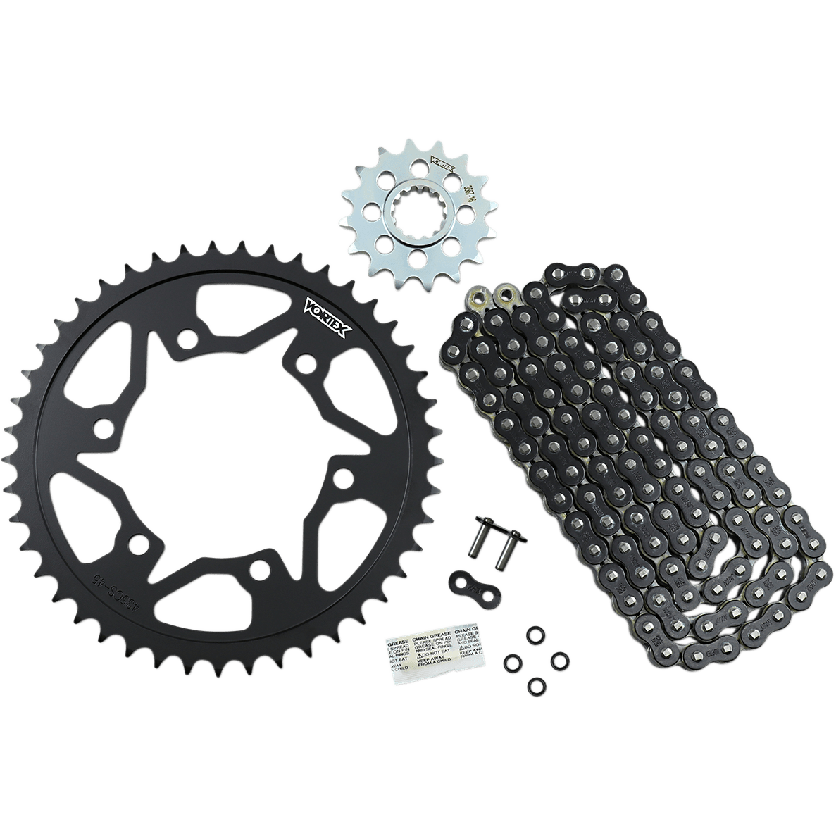 VORTEX Chain Kit Black Yamaha FZ-09 CK6453