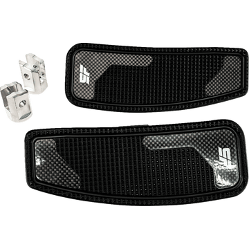 SLYFOX Mini Floorboards Black Anodized Softail SF906011