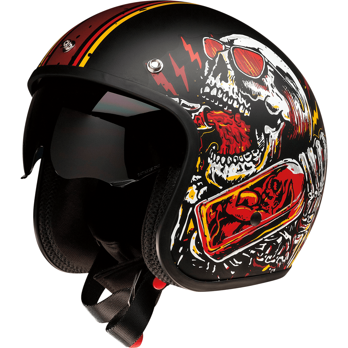 Z1R Saturn Helmet Devil Made Me Black/Red XL