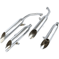 COBRA Chrome Slashcut Mufflers 1164SC