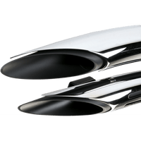 BASSANI XHAUST Sweeper Exhaust Black/Chrome 1SD2F