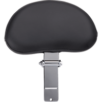 DRAG SPECIALTIES EZ Glide II Backrest Small Solar Reflective Leather Smooth