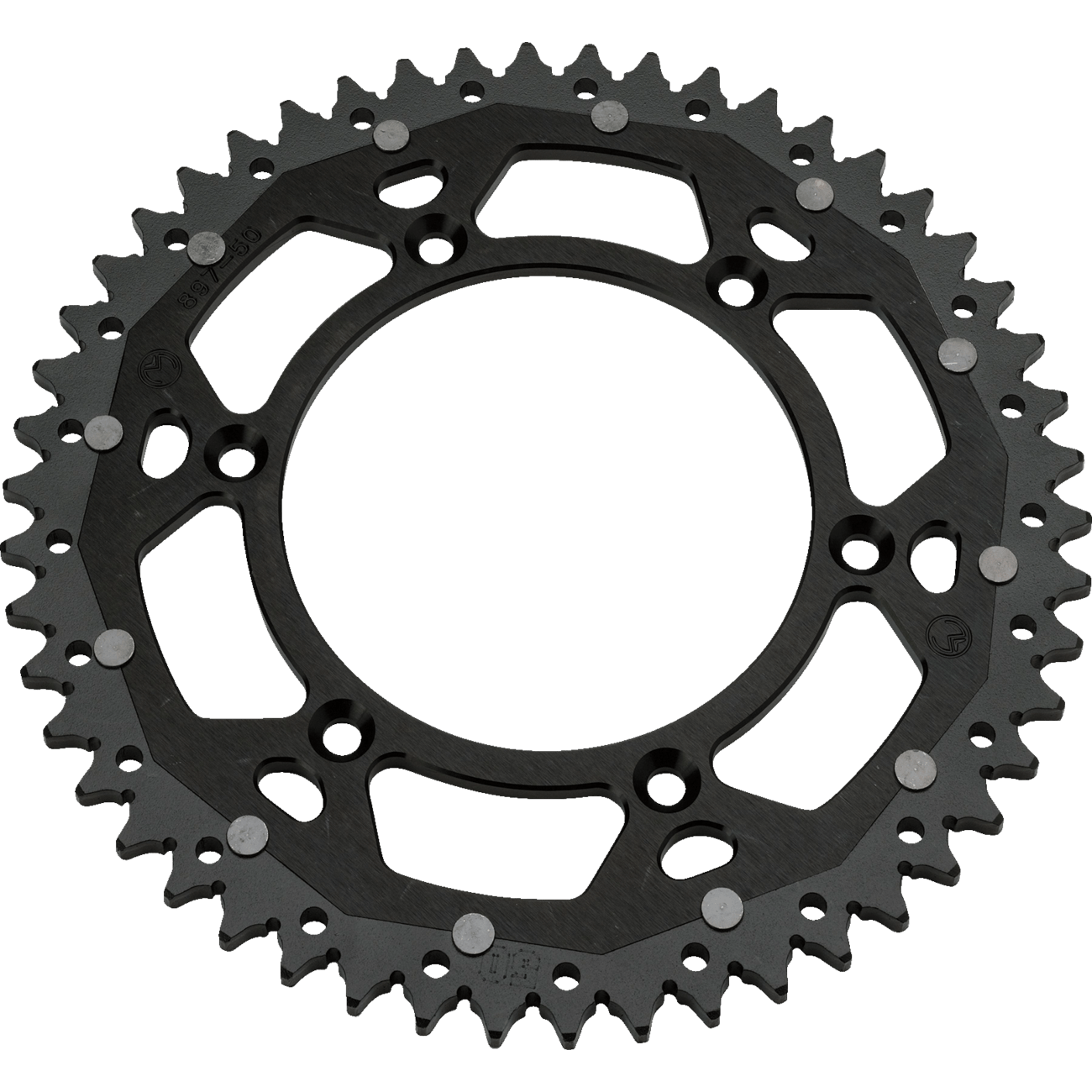 MOOSE RACING Dual Sprocket Black 49 Tooth