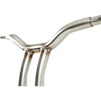 LA CHOPPERS Handlebar Kage Fighter One Piece Bent 10" Stainless Steel LA733810SS