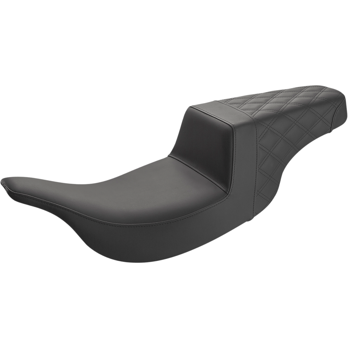 SADDLEMEN Step-Up Seat Rear Lattice Stitch Black 89707173