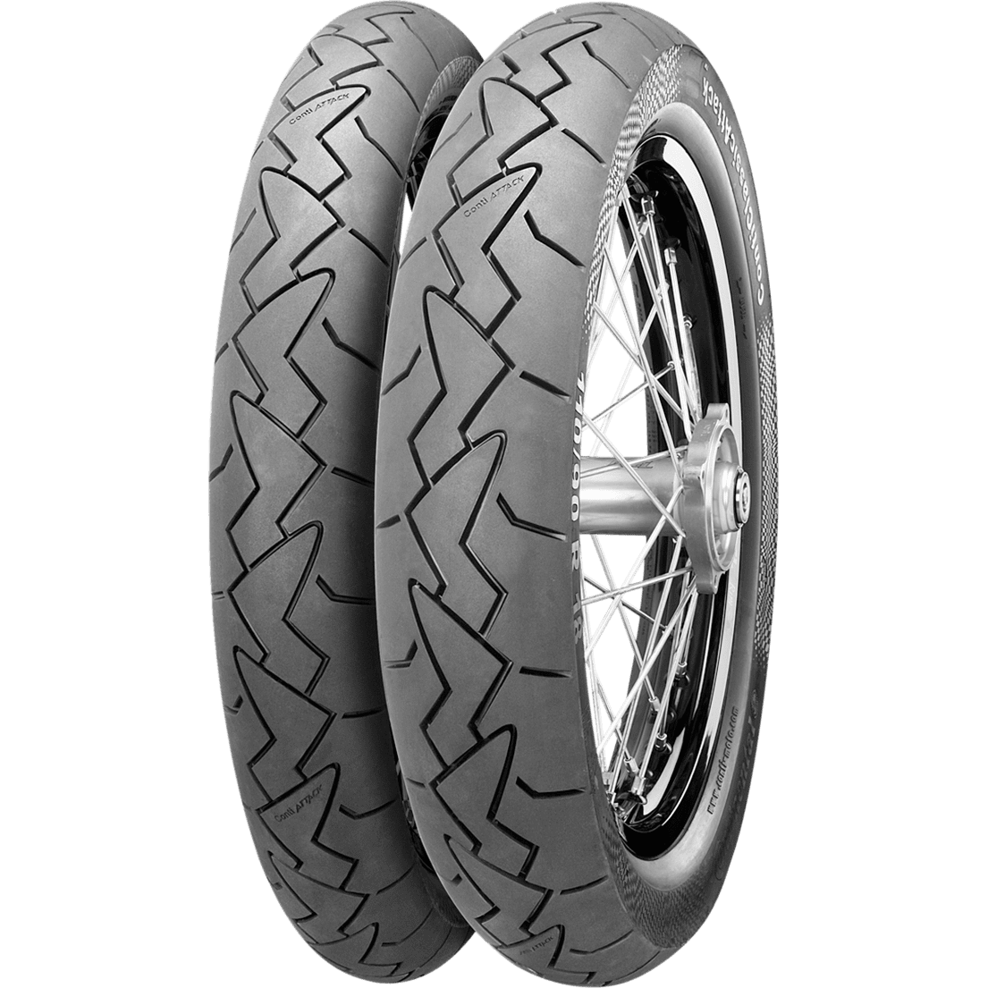 CONTINENTAL Tire ClassicAttack Front 100/90R19 57V 02441780000