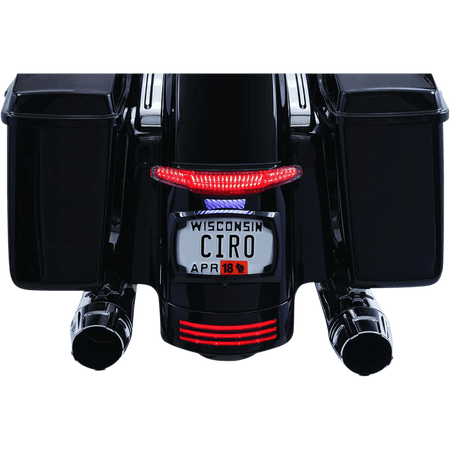 CIRO Taillight/License Plate Holder Black