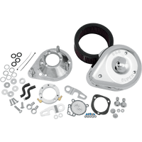 S&S CYCLE Teardrop Air Cleaner Kit Chrome 170448