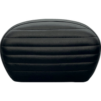 LE PERA Sissy Bar Pad Large Pleated Dull Black LSBP01PTDULL