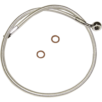 MAGNUM SHIELDING Brake Line 10 mm-35° 18" Sterling Chromite II