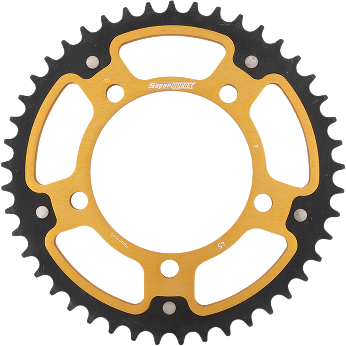 SUPERSPROX Stealth Rear Sprocket 45 Tooth Gold BMW RST745GLD