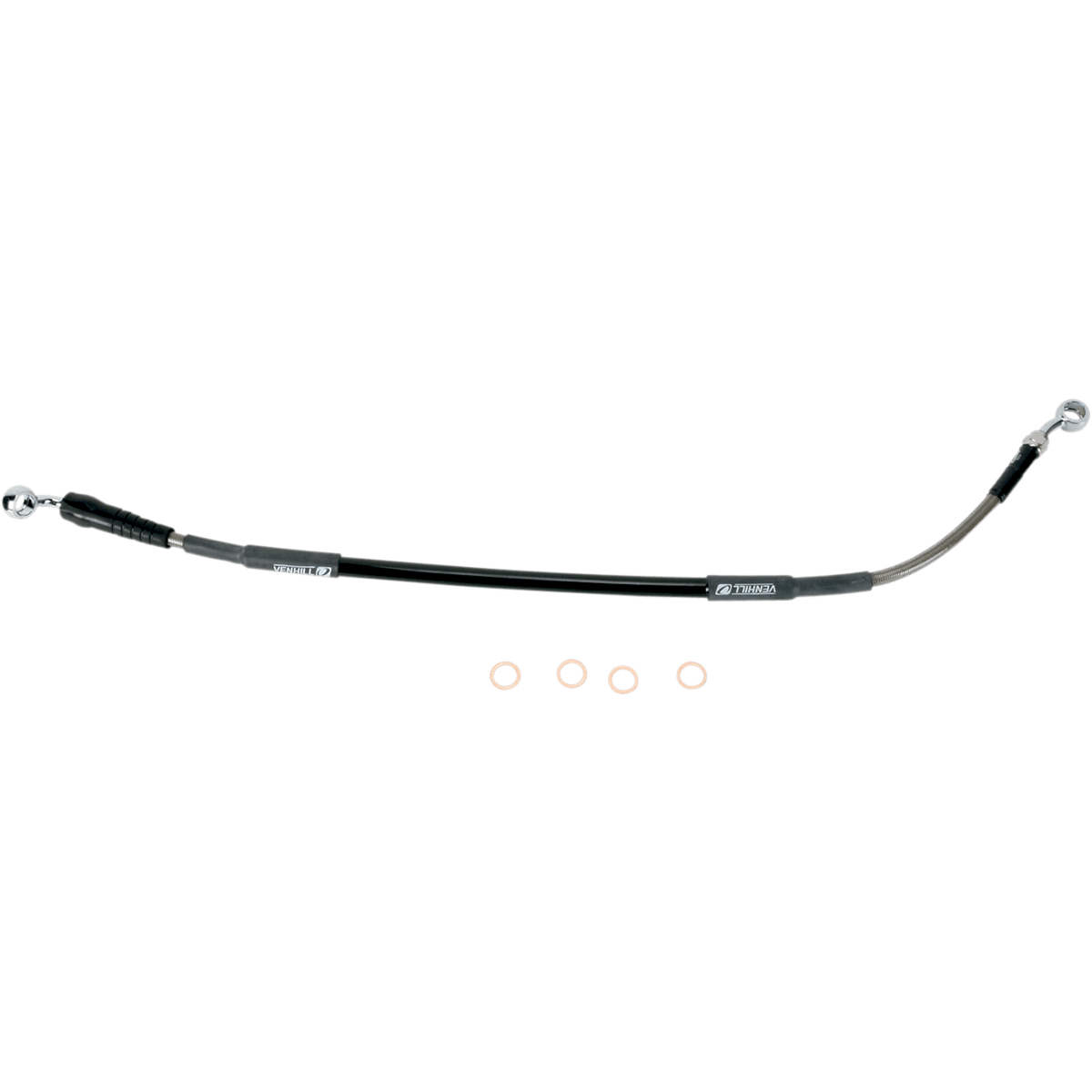 MOOSE RACING Brake Line Rear Stainless Steel Yamaha