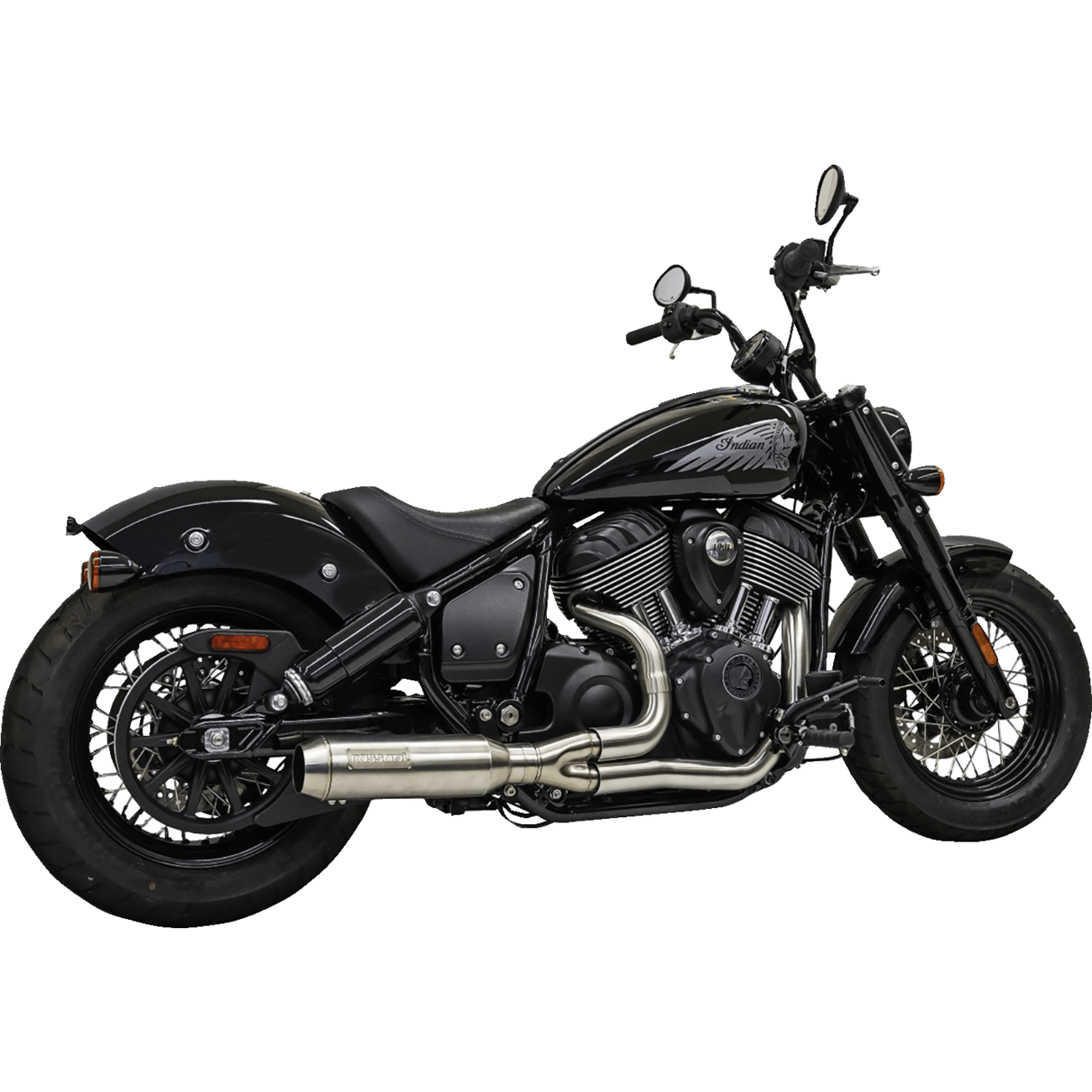 BASSANI XHAUST 2-into-1 Exhaust System Stainless Steel 8H12SS