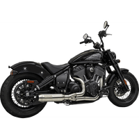 BASSANI XHAUST 2-into-1 Exhaust System Stainless Steel 8H12SS