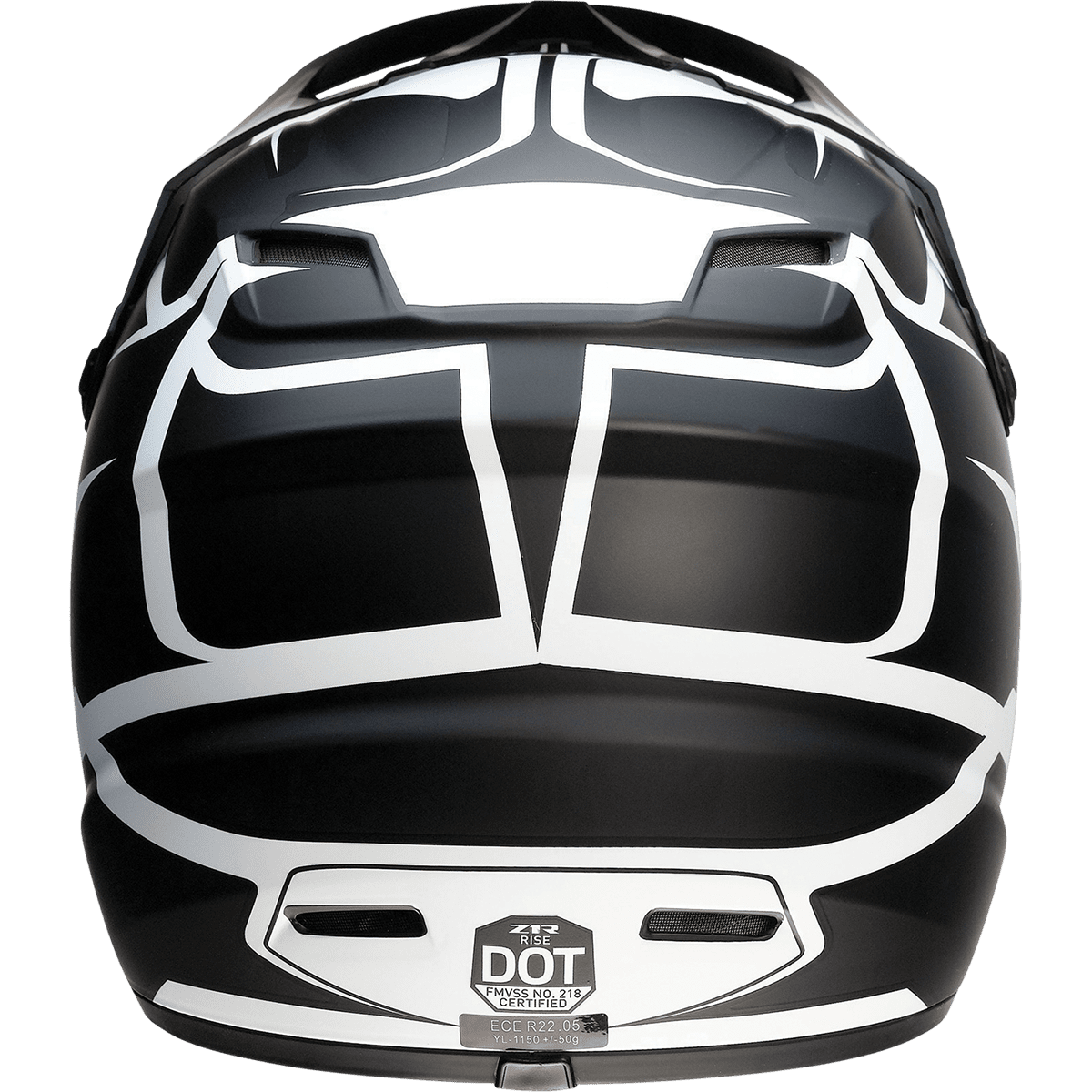 Z1R Youth Rise Helmet Flame Black Large