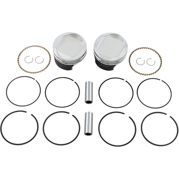 WISECO Tracker™ Series Piston Kit 3.498" 883 cc Bored to 1200 cc Standard 883 XL