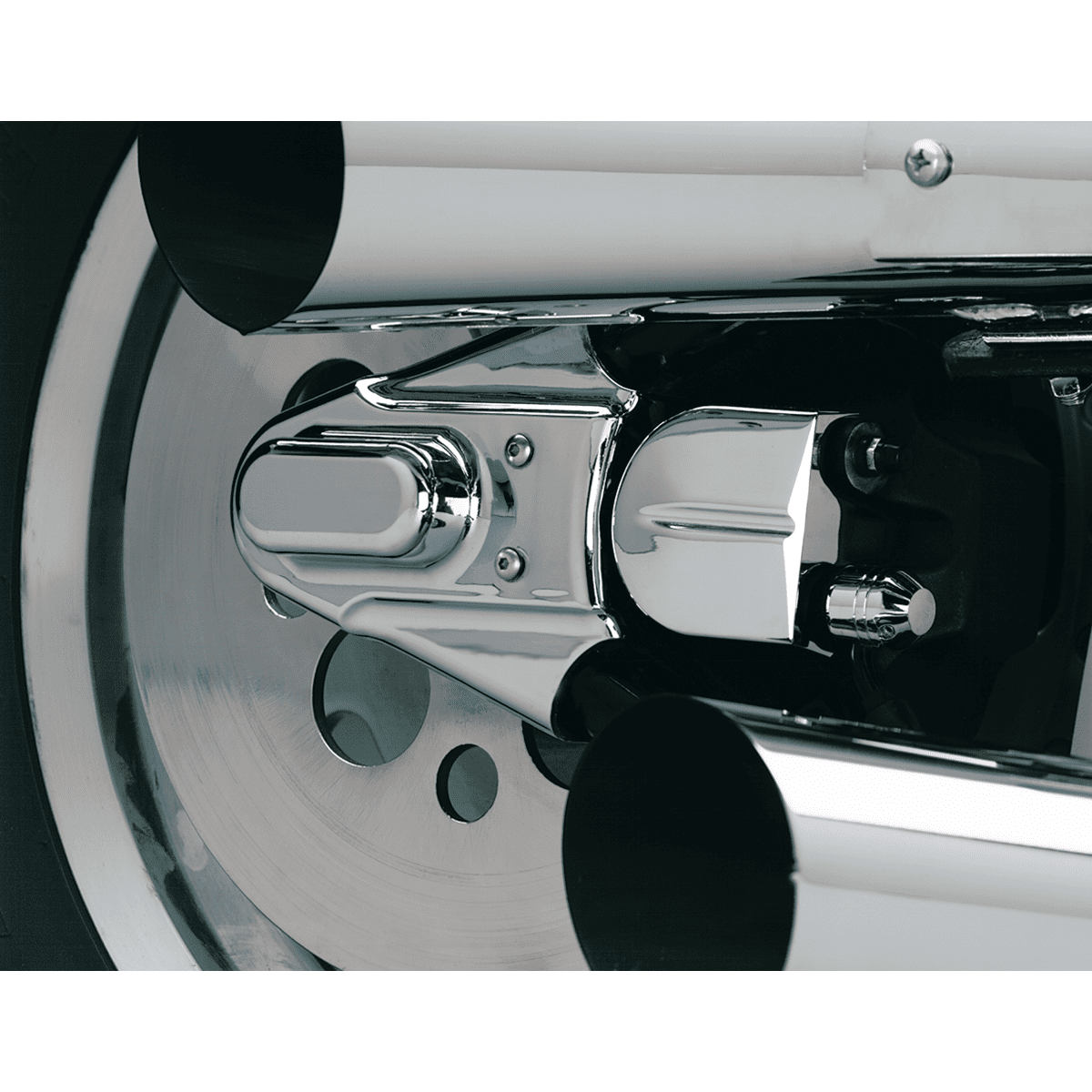 KURYAKYN Phantom Covers without Rear LED Accent Lights Chrome '86-'07 Softail