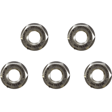 DRIVEN RACING Sprocket Nuts Titanium