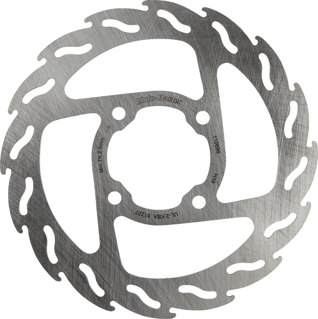 MOTO-MASTER Brake Rotor Rear Flame