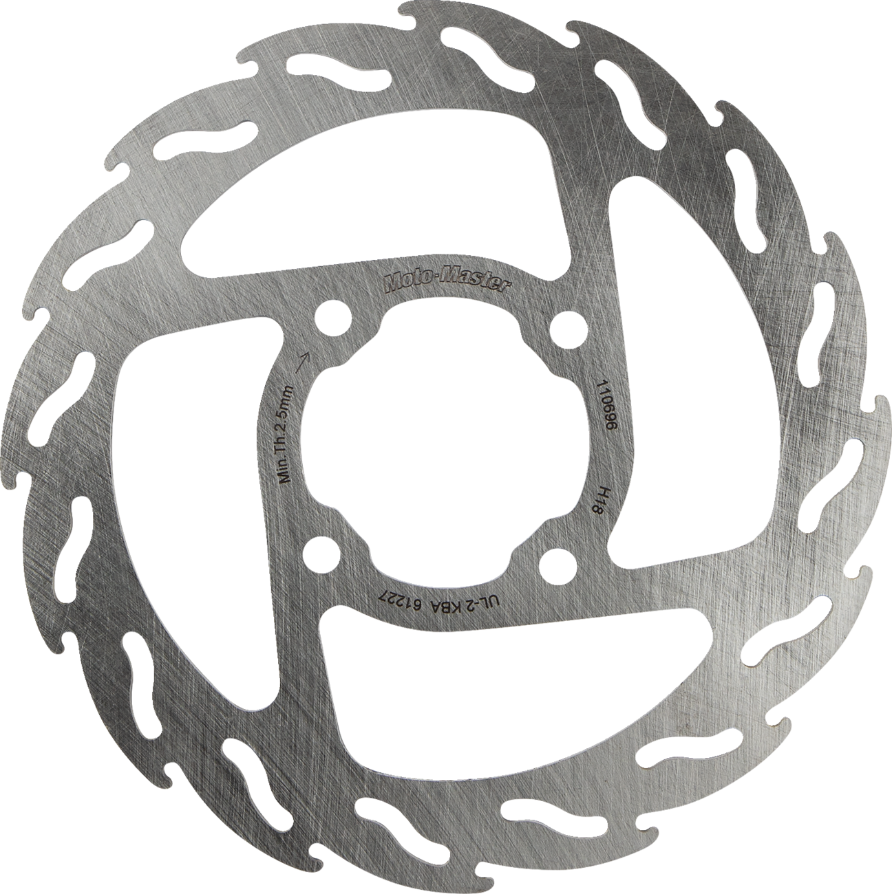 MOTO-MASTER Brake Rotor Rear Flame