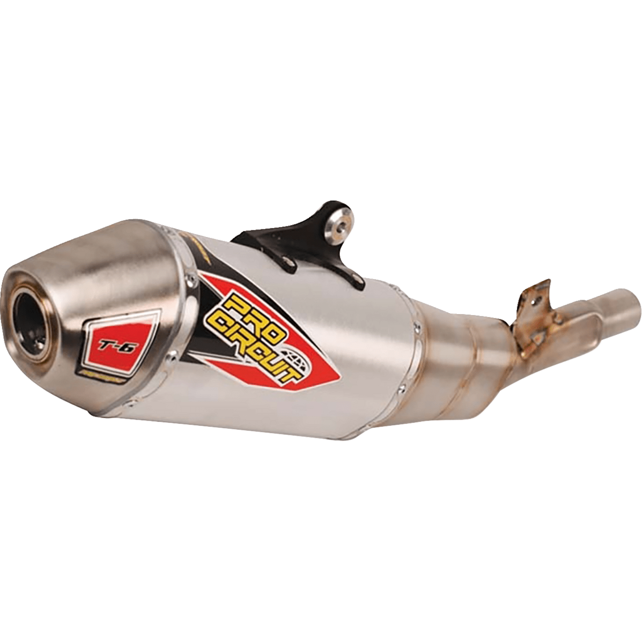 PRO CIRCUIT T-6 Slip-On Muffler Stainless Steel 0122445A